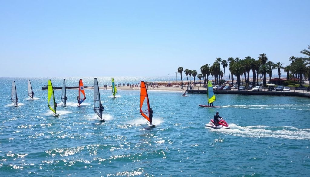 top water sports locations Limassol