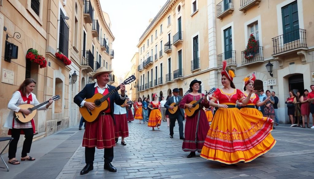 traditional Maltese music and dance performances in Valletta