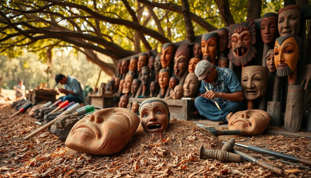 traditional mask carving demonstrations traditional mask carving demonstrations