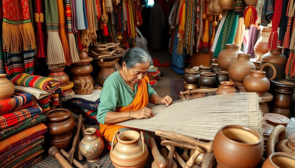 traditional techniques Lumbini crafts