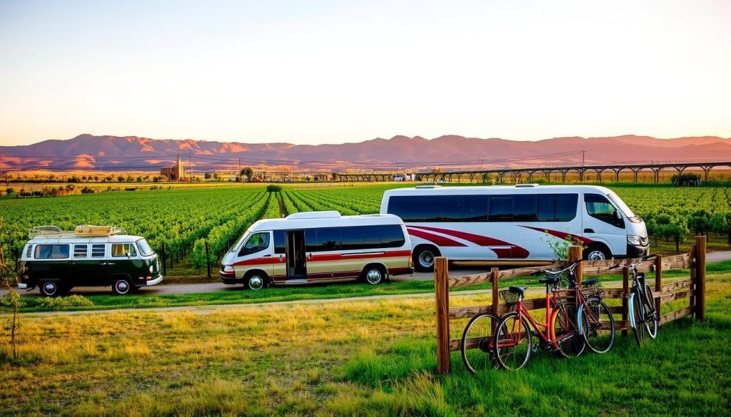 transportation options wine tours Albuquerque