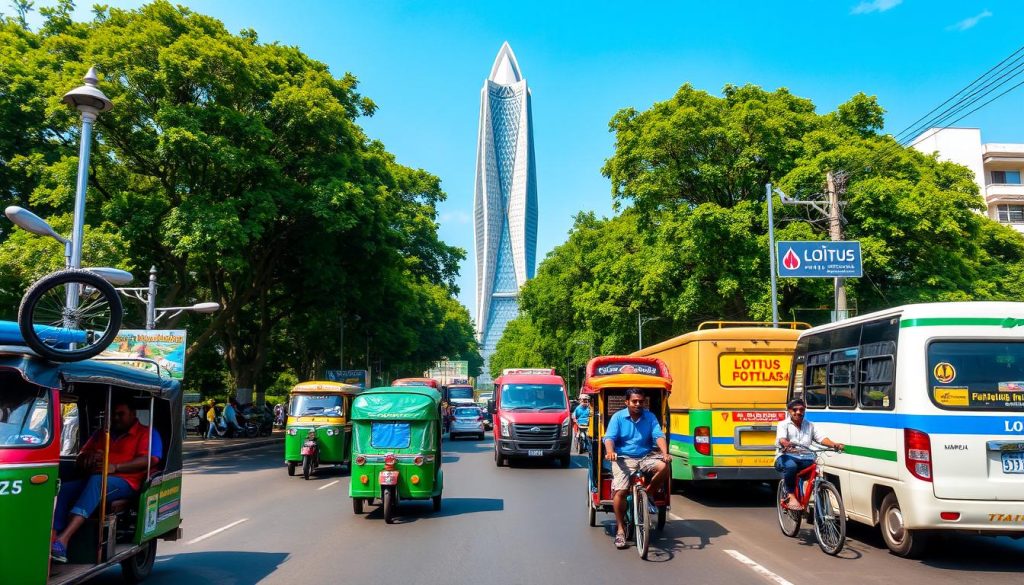 transportation to Lotus Tower transportation to Lotus Tower