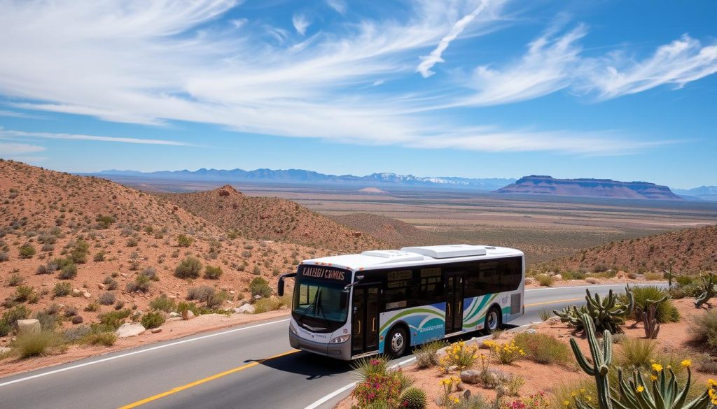 traveling from Roswell to Carlsbad Caverns public transportation