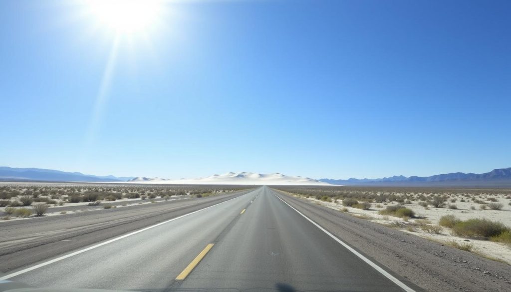 traveling to White Sands from Las Cruces