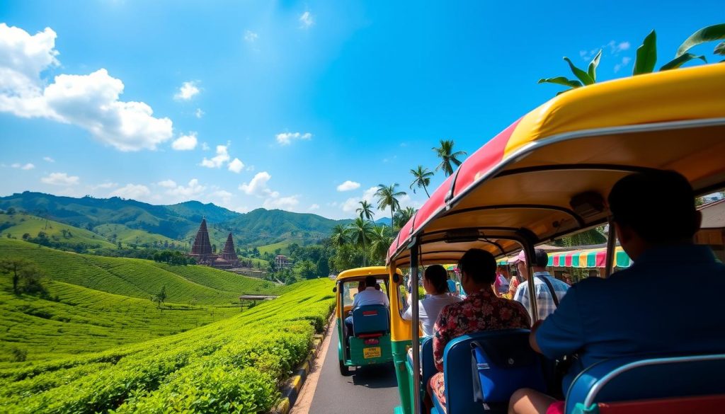 tuk-tuk sightseeing in Sri Lanka