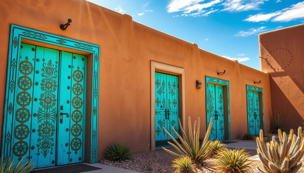 turquoise doors Albuquerque turquoise doors Albuquerque