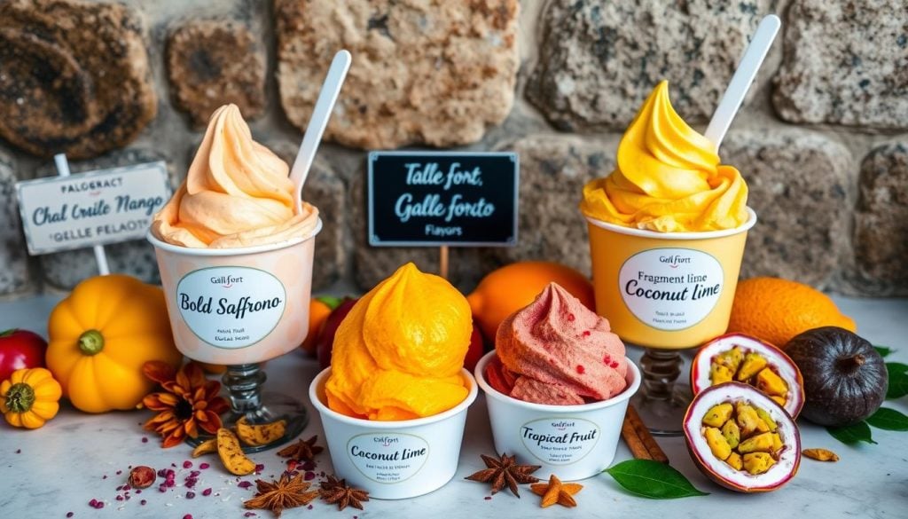 unique gelato flavors in Galle Fort