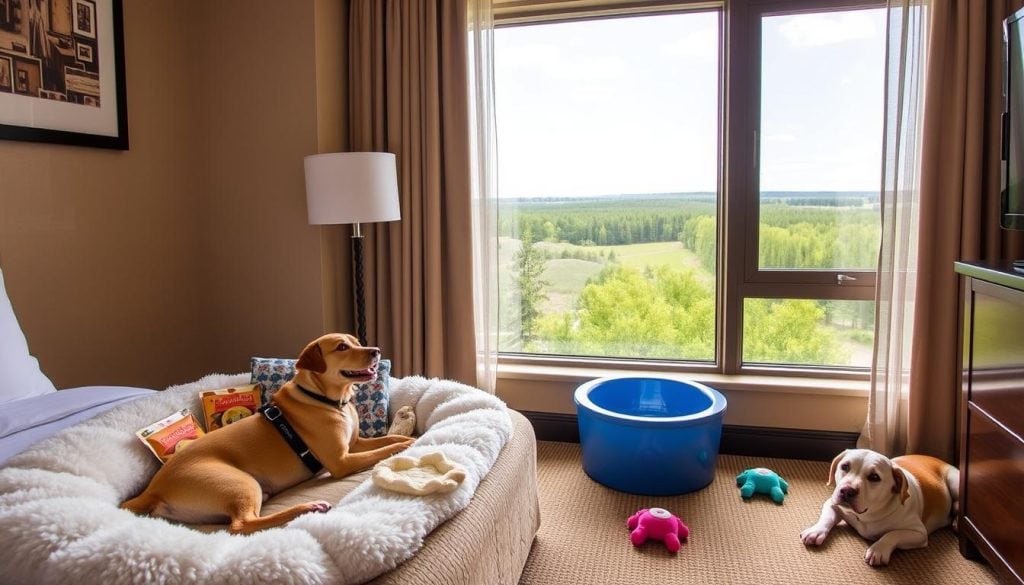 unique pet amenities in Wisconsin Dells