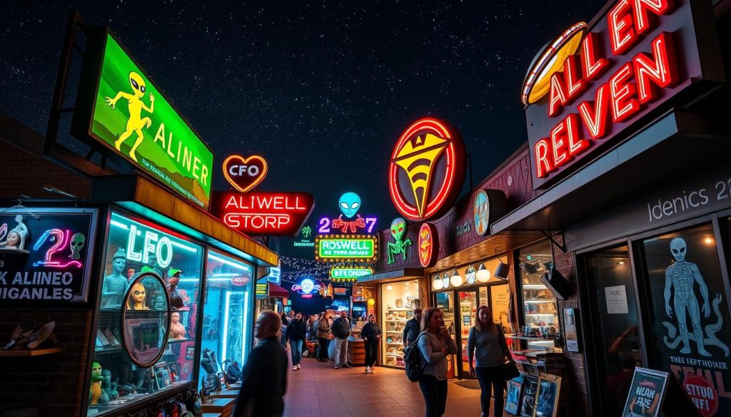 visit Roswell alien shops