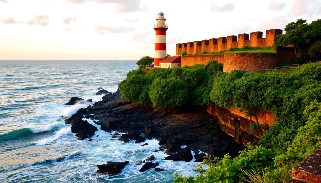 visiting Galle Fort lighthouse