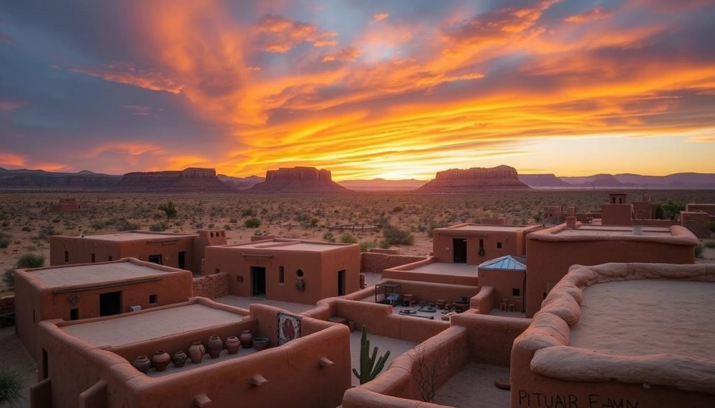 visiting Native American pueblos visiting Native American pueblos