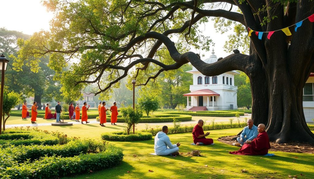 volunteer programs in Lumbini monasteries