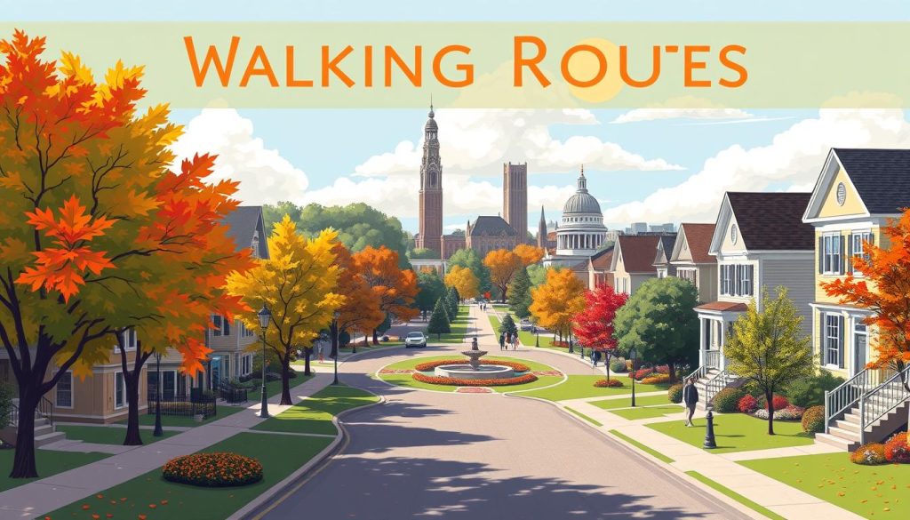 walking routes in Madison