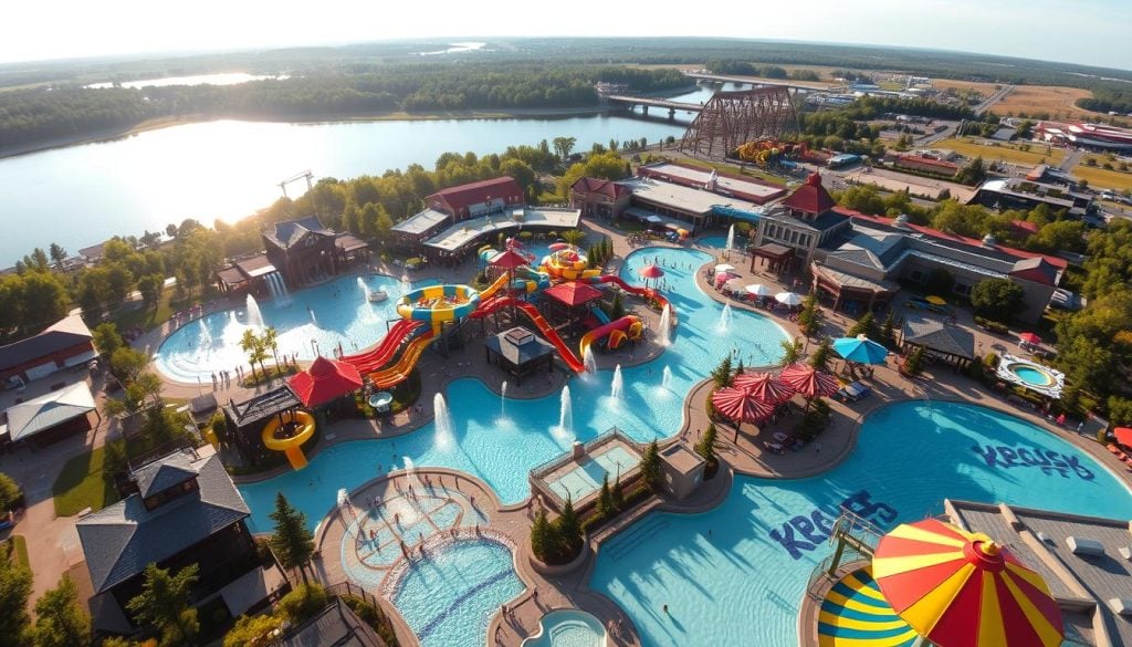 waterpark capital in Wisconsin Dells