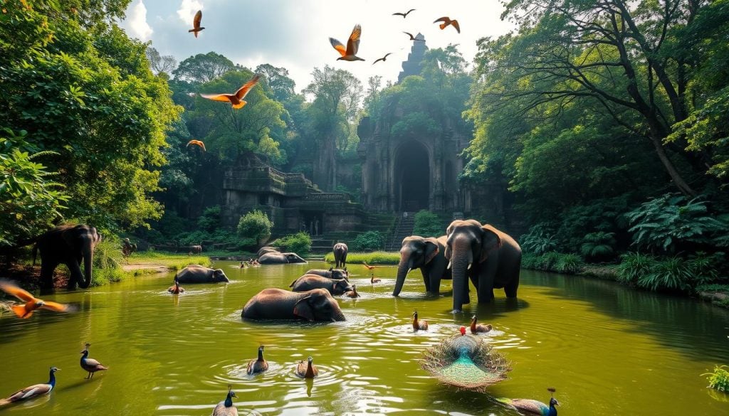 wildlife encounters in Sigiriya