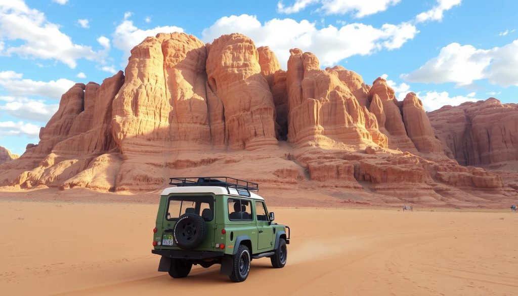 4x4 transport in Wadi Rum 4x4 transport in Wadi Rum