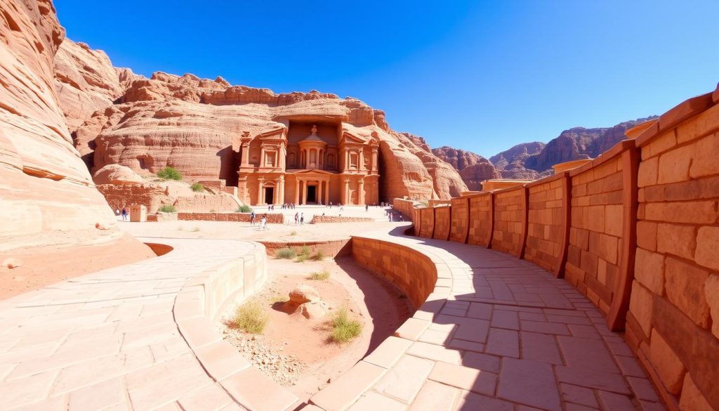 Accessible routes in Petra Accessible routes in Petra