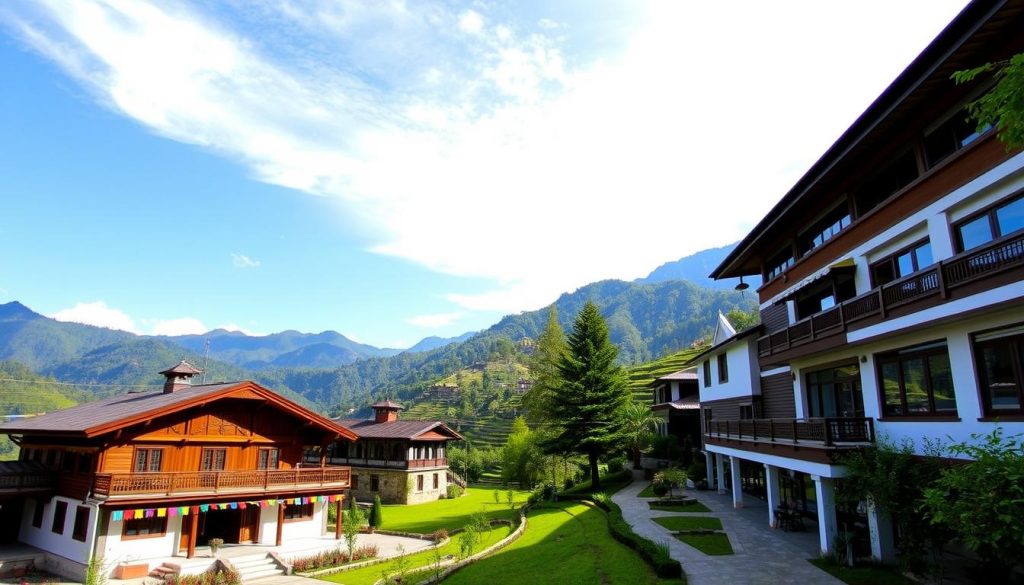 Accommodation options in Punakha Accommodation options in Punakha