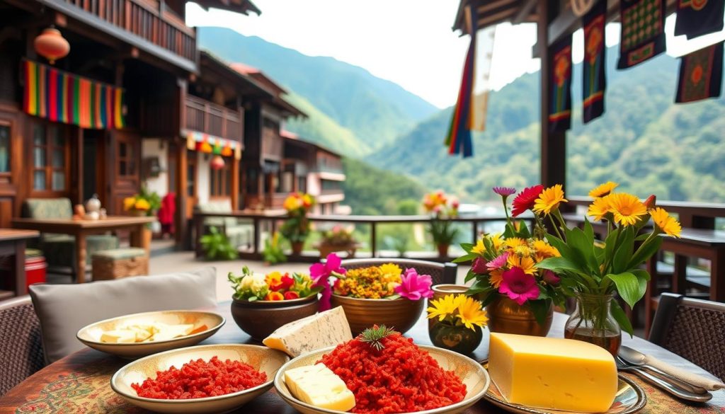Accommodation options in Punakha cuisine Accommodation options in Punakha cuisine