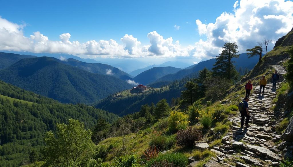 Advanced hiking in Punakha Advanced hiking in Punakha