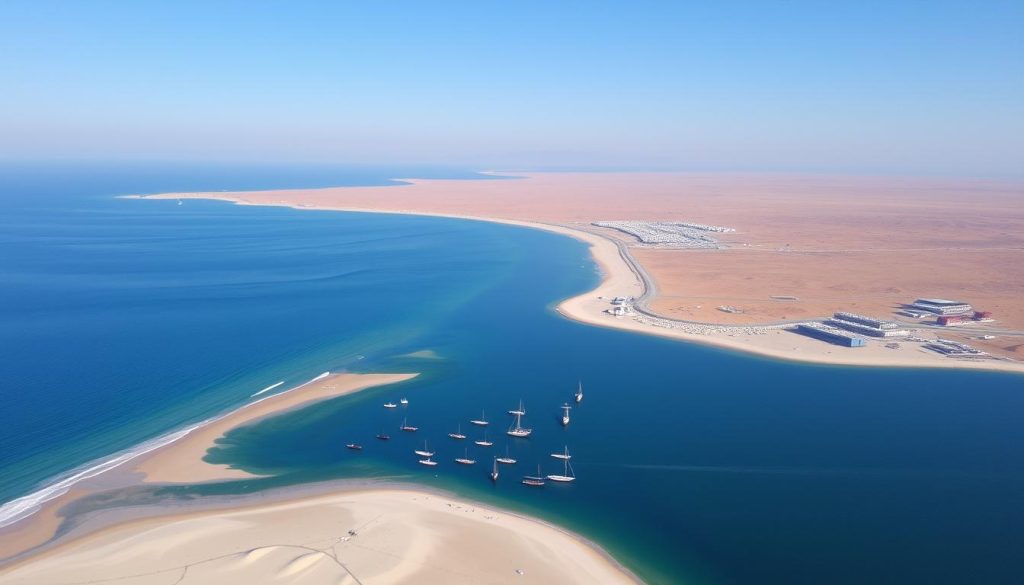Al Wakrah's geographical location Al Wakrah's geographical location