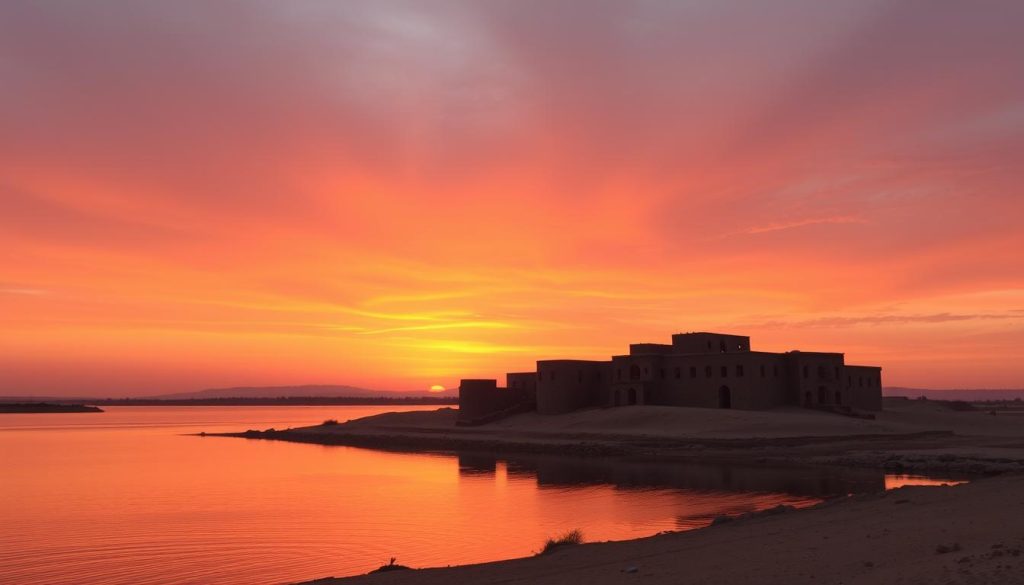 Al Zubarah sunset Al Zubarah sunset