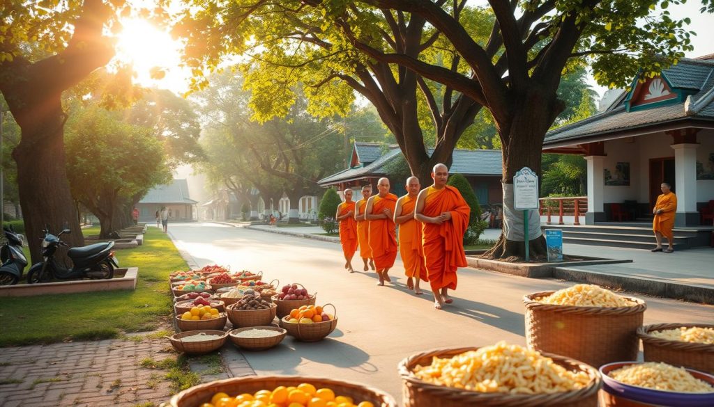 Alms Giving Ceremony in Luang Prabang Alms Giving Ceremony in Luang Prabang
