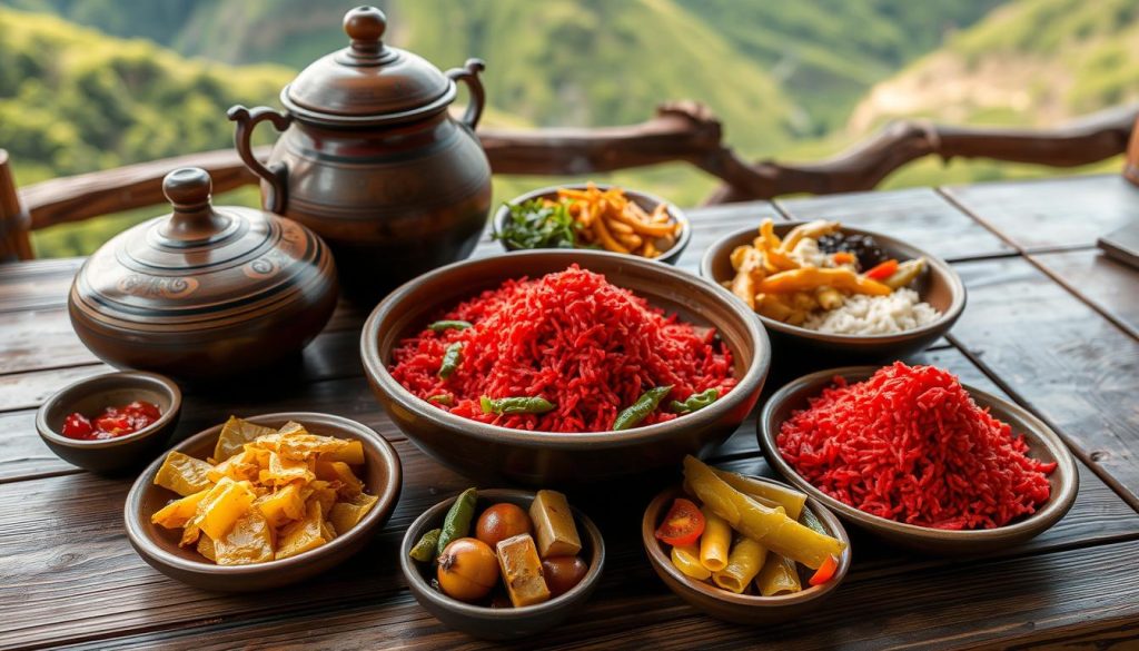 Authentic Bumthang dishes Authentic Bumthang dishes