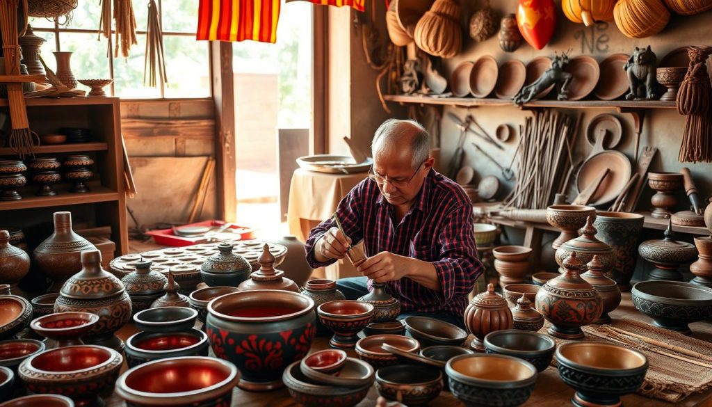 Bagan lacquerware techniques Bagan lacquerware techniques