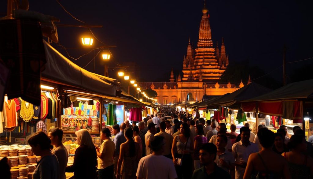 Bagan night market highlights Bagan night market highlights