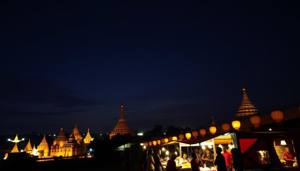 Bagan nighttime activities Bagan nighttime activities