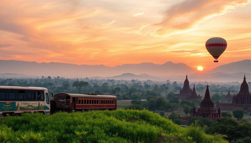Bagan travel from Yangon transportation options Bagan travel from Yangon transportation options