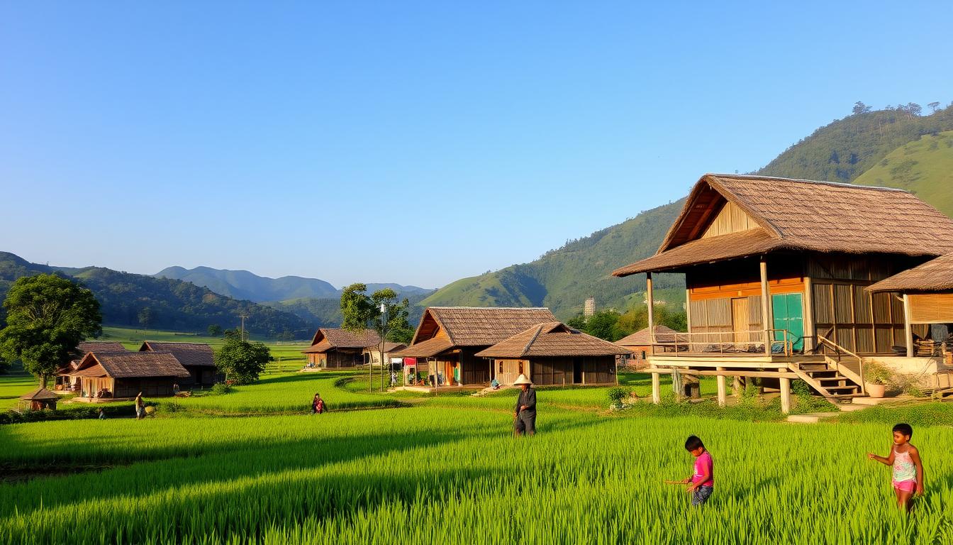 Napia Explore Local Villages Near Plain Of Jars