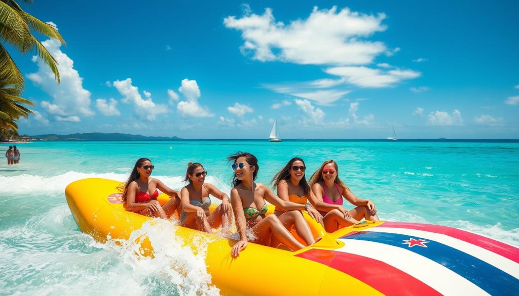 Banana boat rides in Boracay Banana boat rides in Boracay