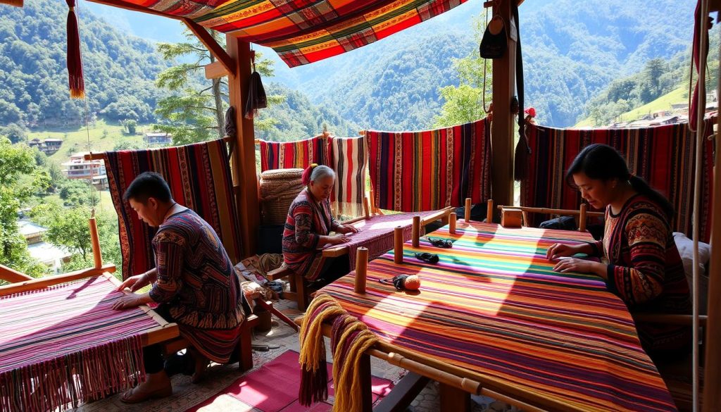 Beauty of handwoven textiles in Bhutan Beauty of handwoven textiles in Bhutan