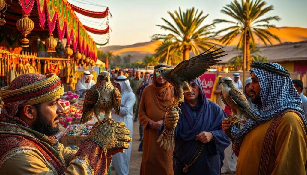 Bedouin culture at Falcon Souq Bedouin culture at Falcon Souq