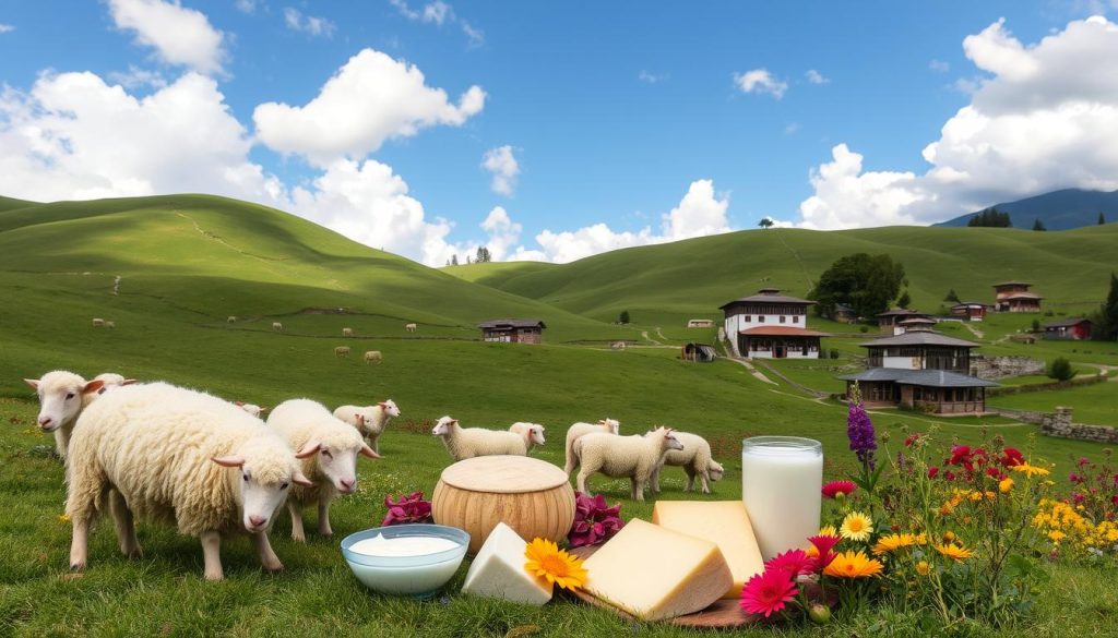 Benefits of sheep products in Bumthang Benefits of sheep products in Bumthang