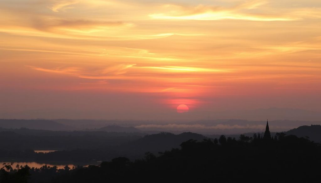 Best sunset views Mandalay Hill Best sunset views Mandalay Hill
