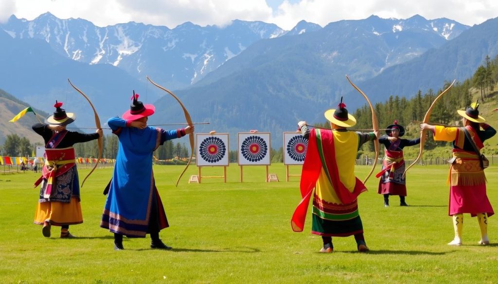 Bhutan archery Bhutan archery