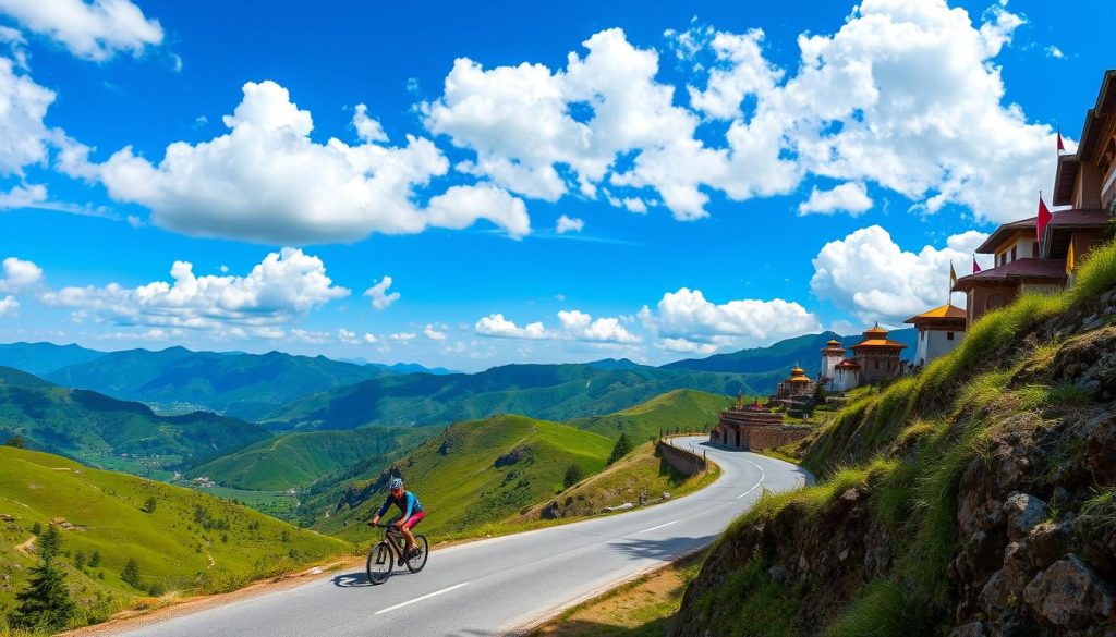 Bhutan cycling trips Bhutan cycling trips