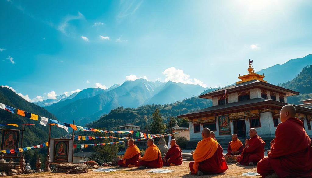 Bhutanese culture and monks rituals Bhutanese culture and monks rituals