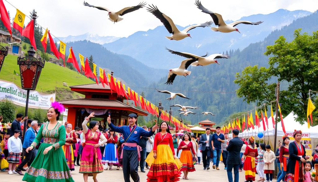 Black-Necked Crane Festival Black-Necked Crane Festival