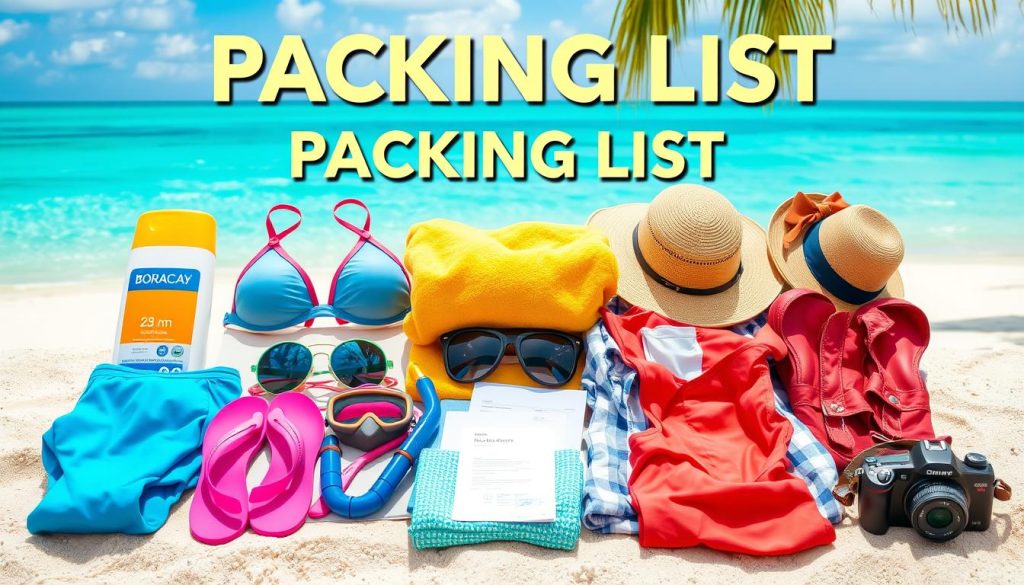 Boracay packing list Boracay packing list