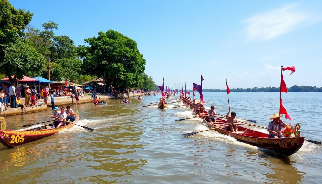 Boun Xuang Huea boat racing festival in Vientiane Boun Xuang Huea boat racing festival in Vientiane