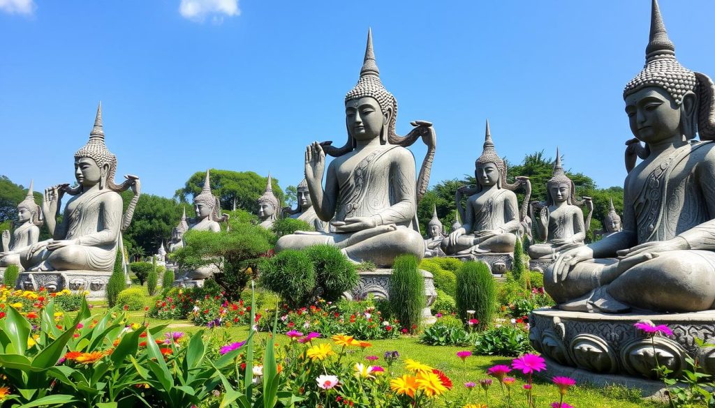 Buddha Park sculptures Buddha Park sculptures
