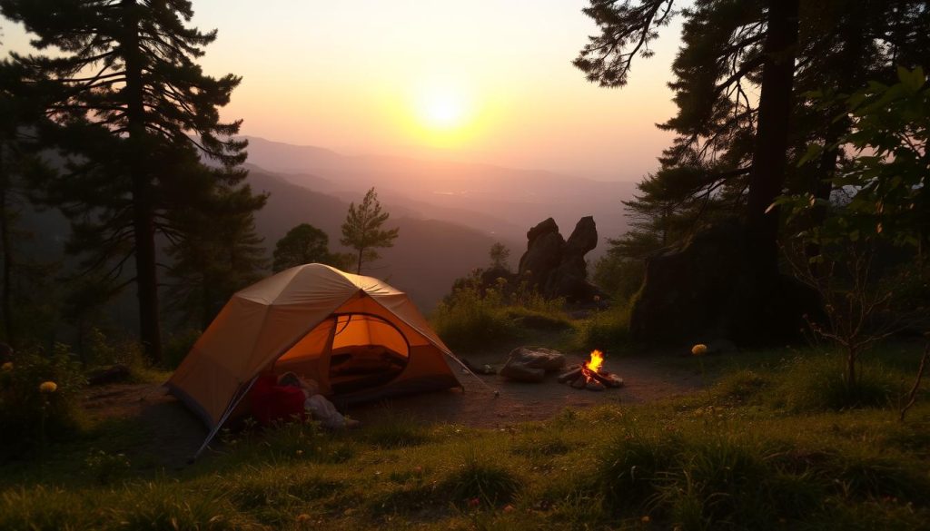 Camping in Chandranath Hills Camping in Chandranath Hills