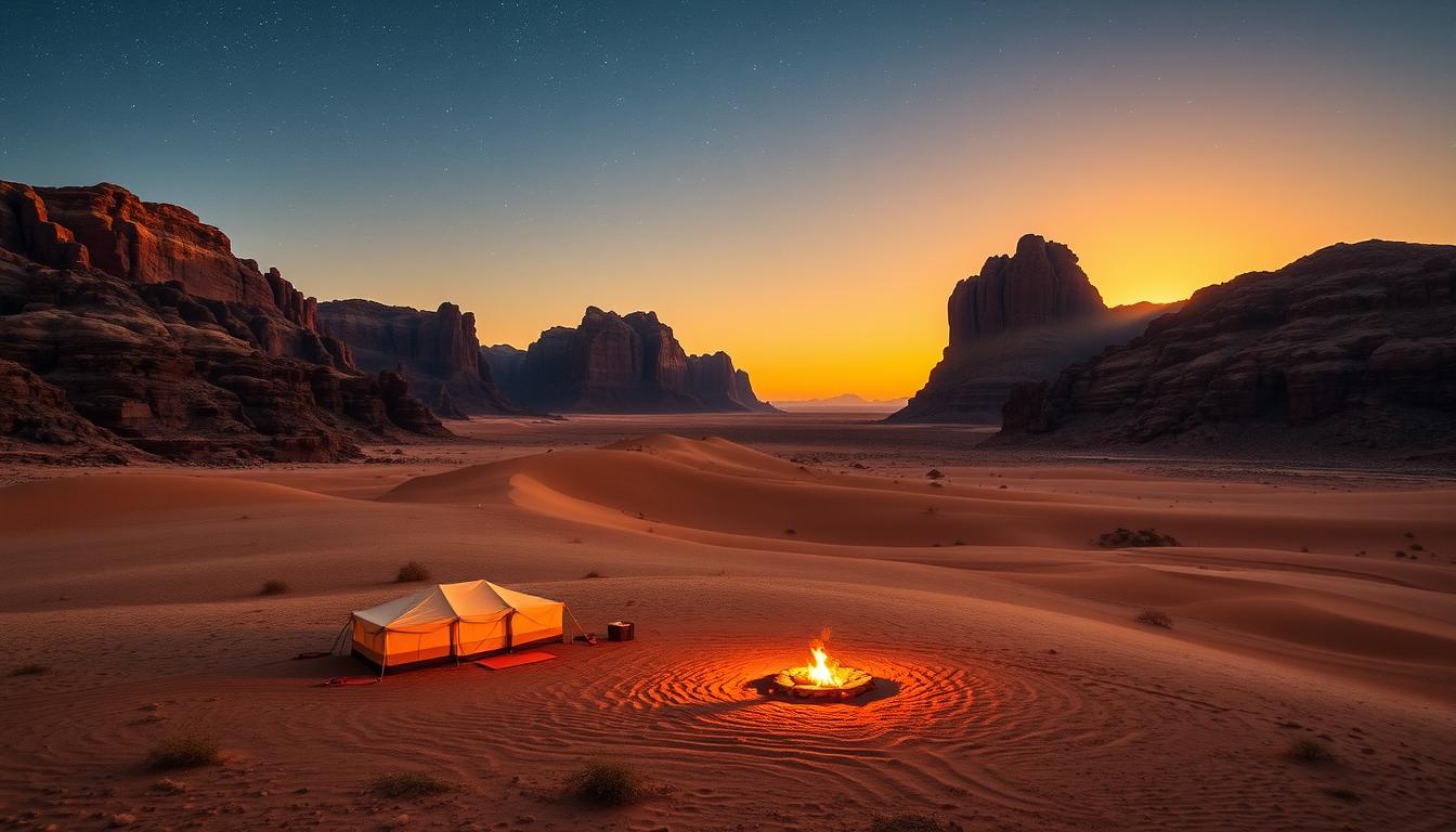 Can I camp anywhere in Wadi Rum?