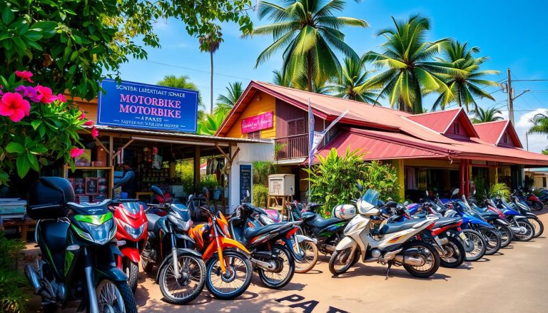 Can I rent a motorbike to explore Pakse and its surroundings?