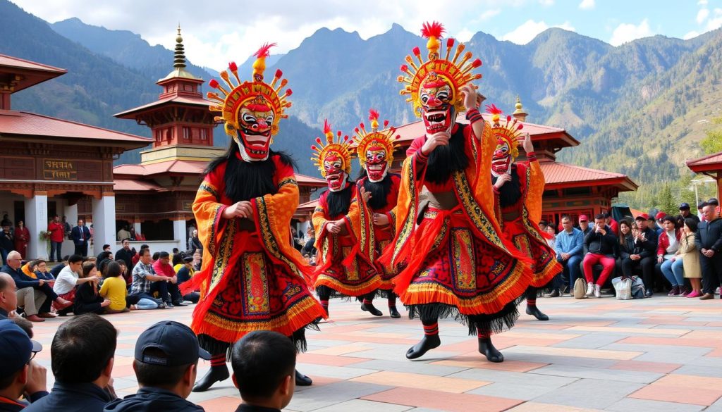 Cham dances with masked performances highlighting cultural significance in Bhutan Cham dances with masked performances highlighting cultural significance in Bhutan