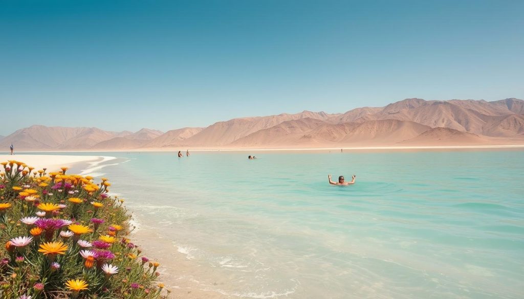 Comparative seasons' advantages in spring at the Dead Sea Comparative seasons' advantages in spring at the Dead Sea